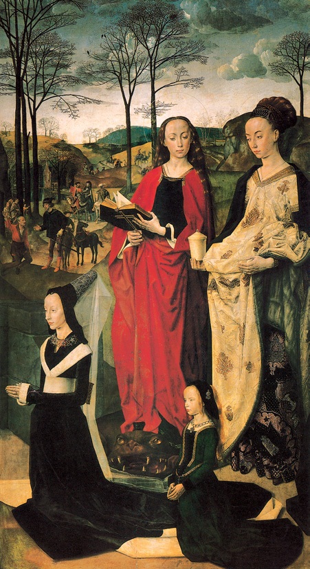 波蒂奈伊祭坛画/尼德兰/古斯/板上油画/纵253×横141厘米/佛罗伦萨乌菲齐美术馆藏