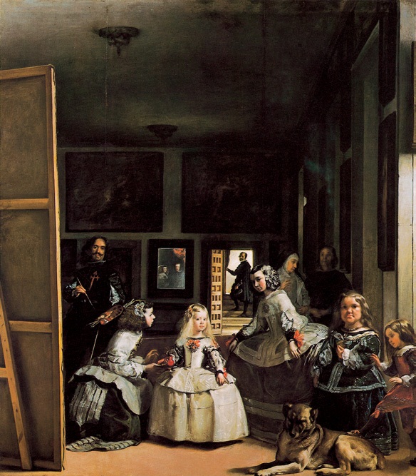 宫女们/西班牙/委拉斯开兹/布上油画/纵318×横276厘米/马德里普拉多博物馆藏