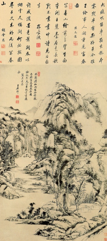 仿黄公望富春山居图