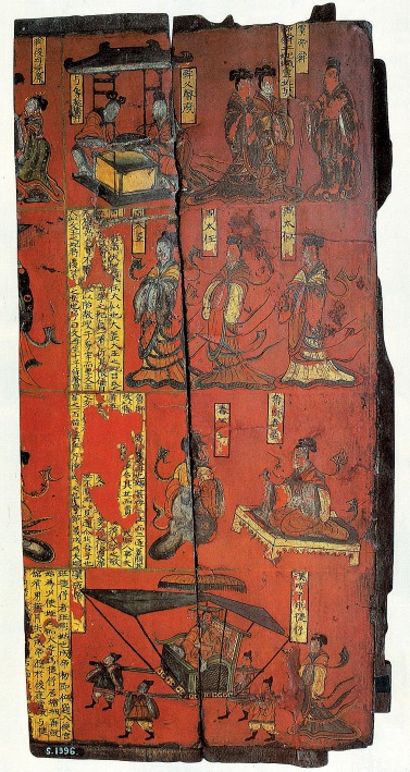 列女古贤图屏风