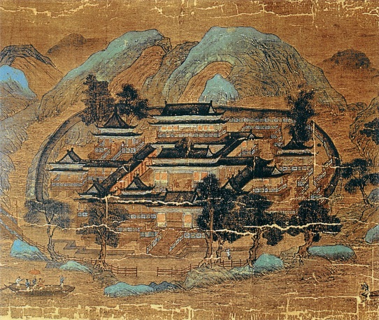 西王母、历史故事车骑画像石