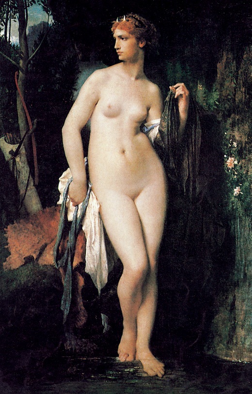 狄安娜/法国/德劳内/布上油画/纵147×横94厘米/巴黎奥赛博物馆藏