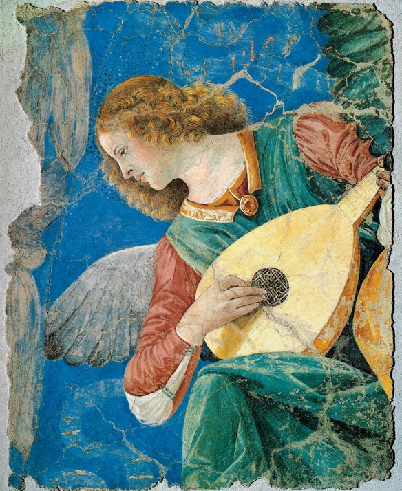 奏乐天使/意大利/福尔利/壁画/纵112.5×横91厘米/梵蒂冈美术馆藏