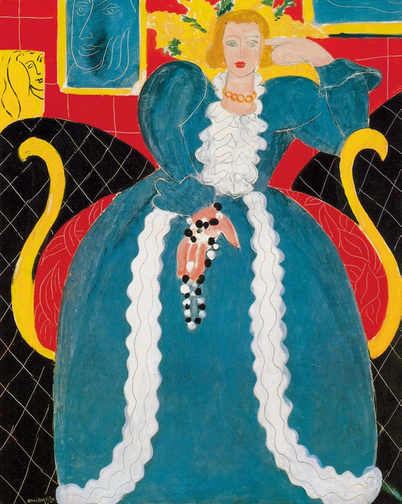 含羞草/法国/马蒂斯/布上油画纵92.7×横73.6厘米/费城艺术博物馆藏