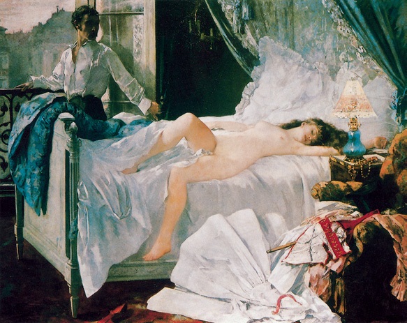 罗拉/法国/吉尔威克斯/布上油画纵175×横222厘米/波尔多美术馆藏