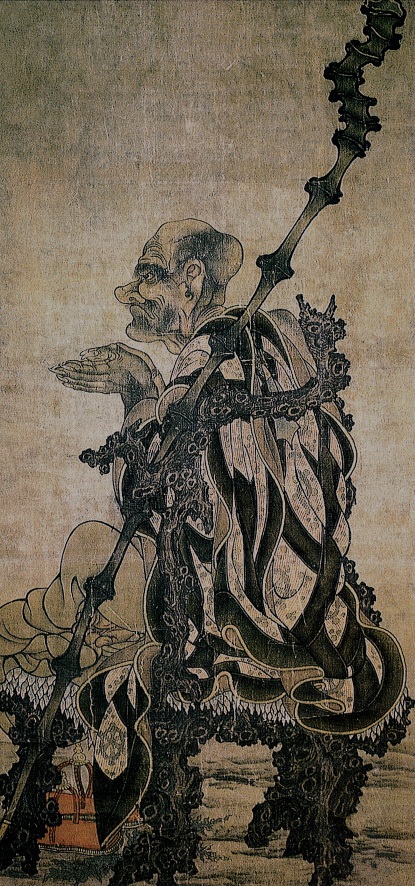 十六罗汉图·诺距罗