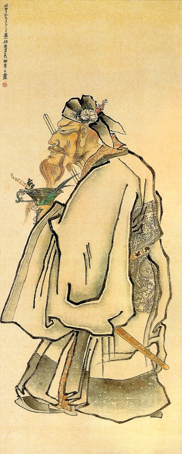 临陈洪绶钟馗图