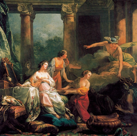 埃塞的情人变成岩石/法国/皮埃尔/布上油画/纵325×横329厘米/巴黎卢浮宫藏