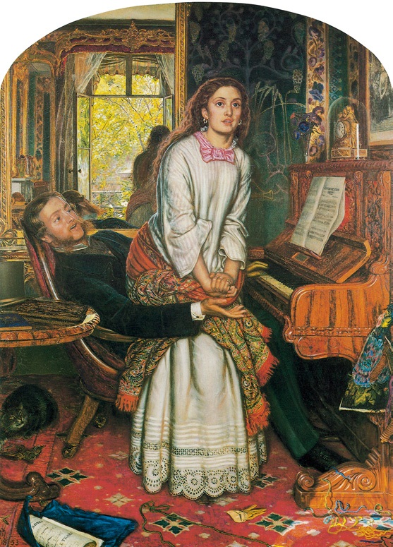 良知的发现/英国/亨特/布上油画/纵76.2×横55.9厘米/伦敦泰特美术馆藏