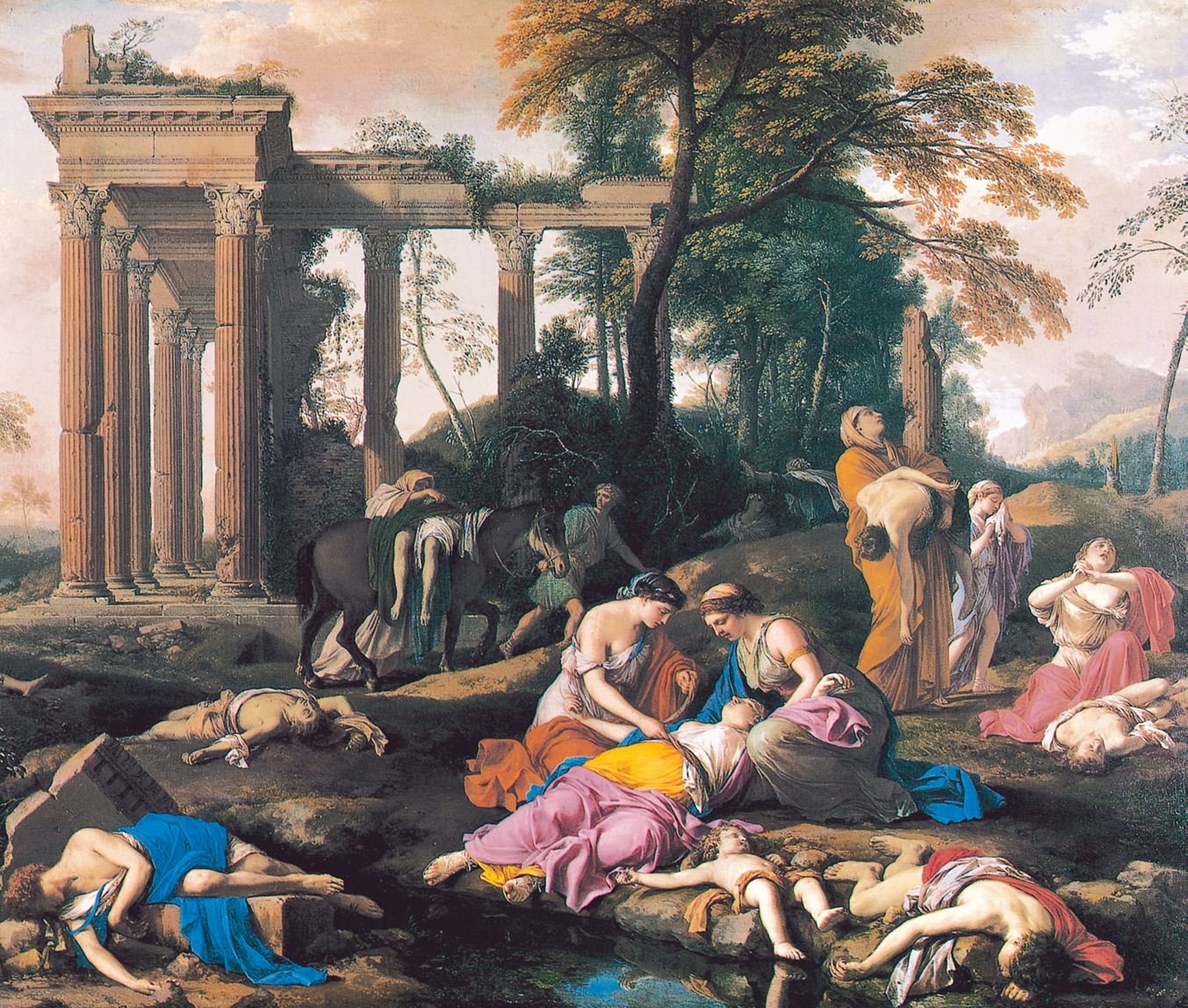 贝戴勒儿童之死/法国/拉伊赫/布上油画/纵104×横140厘米/阿拉斯美术馆藏