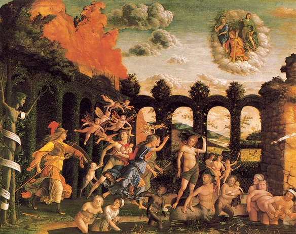 胜利花园/意大利/曼特尼亚/布上油画/纵160×横192厘米/巴黎卢浮宫藏