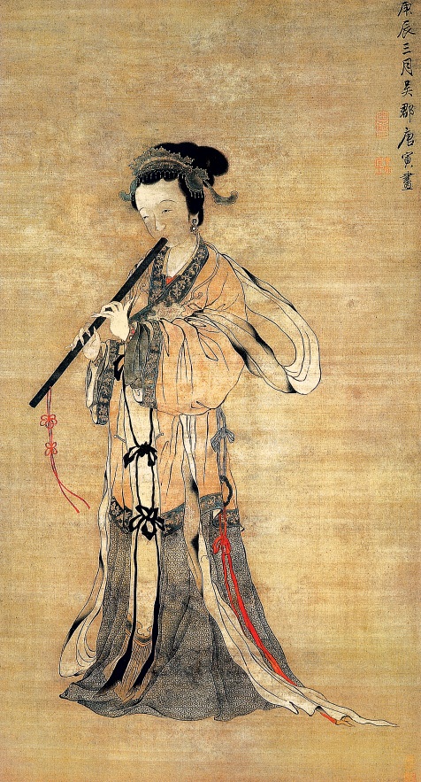 吹箫图